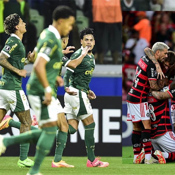 Palmeiras avanÃ§a e Flamengo segue vivo na Liberta; hoje SÃ£o Paulo e Flu jogam em casa