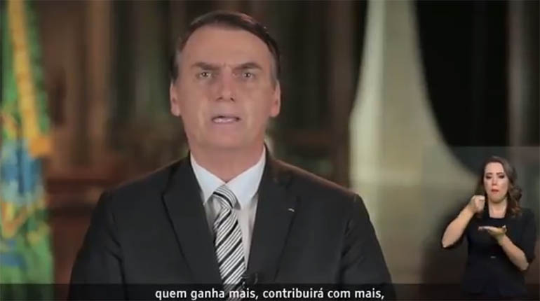 'A nova PrevidÃªncia serÃ¡ justa e para todos, sem privilÃ©gios' afirma Jair Bolsonaro