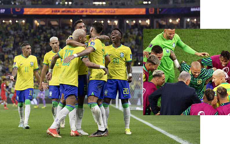 SeleÃ§Ã£o Brasileira goleia a Coreia e vai pegar a CroÃ¡cia nas quartas de final da Copa do Catar