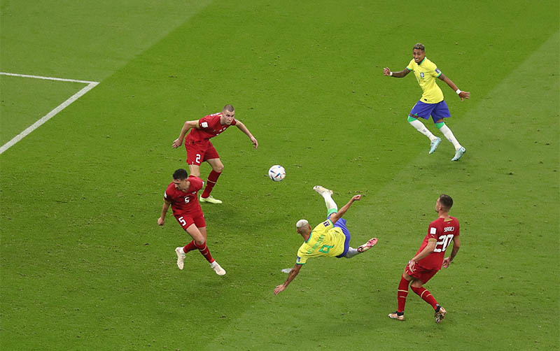 Brasil vence a SÃ©rvia e convence ao estrear na Copa com gols de Richarlison, um deles golaÃ§o