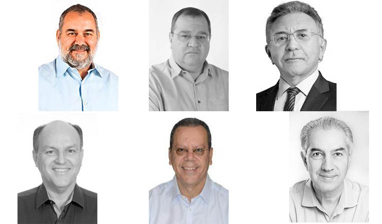 Cinco dos seis candidatos ao Governo de MS tÃªm patrimÃ´nio superior a R$ 1 milhÃ£o