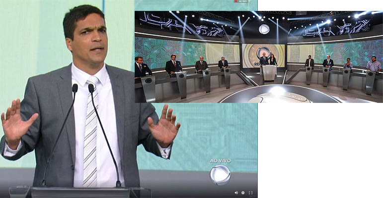 Daciolo 'rouba a cena' e ataca Globo no debate da Record: veja o vÃ­deo