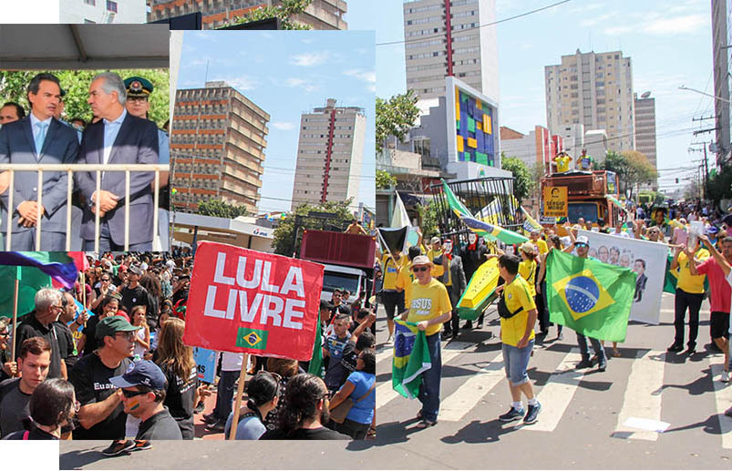 Em Campo Grande, atos contra e a favor de Bolsonaro apÃ³s desfile de 7 de Setembro