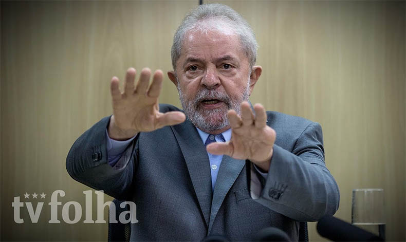 JuÃ­za nega entrevista de site com Lula