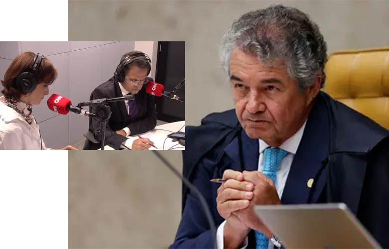 Indagado sobre HC para escritÃ³rio de ex-assessor, Marco AurÃ©lio encerra entrevista