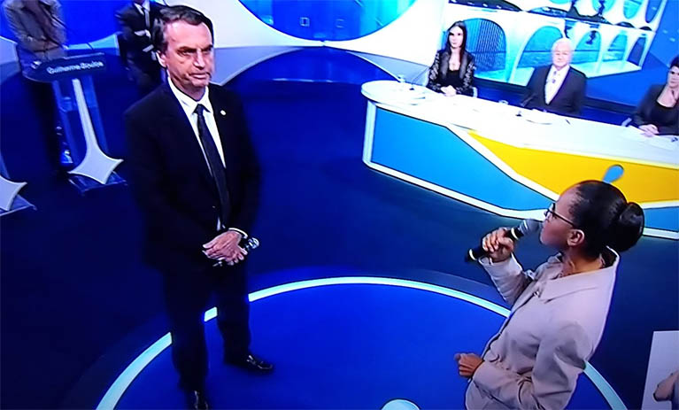 Marina X Bolsonaro no debate da RedeTV!