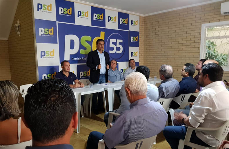 Em chapa Ãºnica, PSD elege Nelsinho presidente da sigla em MS neste sÃ¡bado