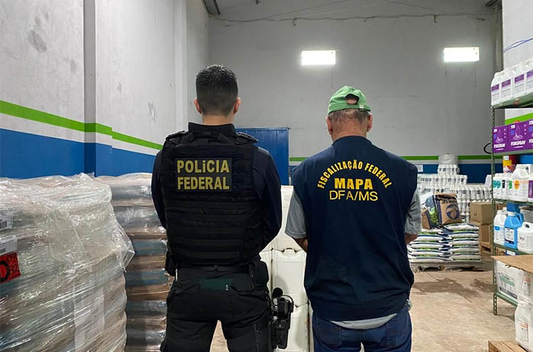 Contrabando de agrotÃ³xicos proibidos no Brasil Ã© alvo de operaÃ§Ã£o da PF em Ponta PorÃ£