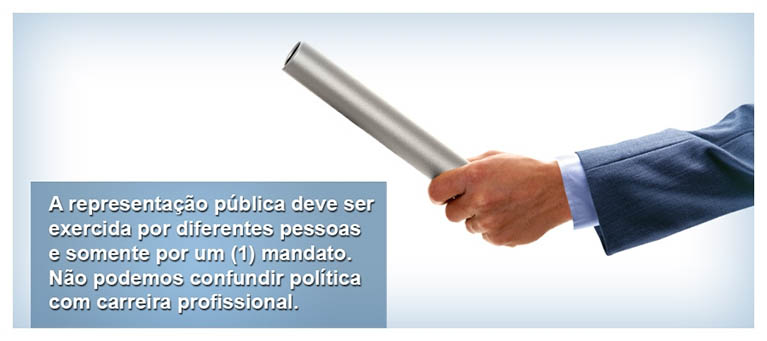 Partido da Inelegibilidade AutomÃ¡tica que defende 1 sÃ³ mandato busca apoio em MS
