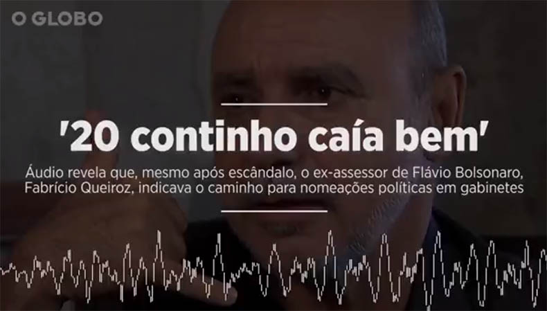 Em Ã¡udio, FabrÃ­cio Queiroz diz: 'Tem mais de 500 cargos lÃ¡ na CÃ¢mara, no Senado'