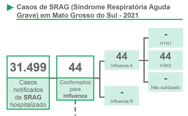 MS confirma duas primeiras mortes pela gripe A3N2, nas cidades de Campo Grande e CorumbÃ¡