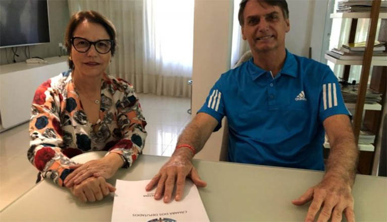 Tereza Cristina Ã© a primeira mulher cotada a ser ministra de um governo Bolsonaro