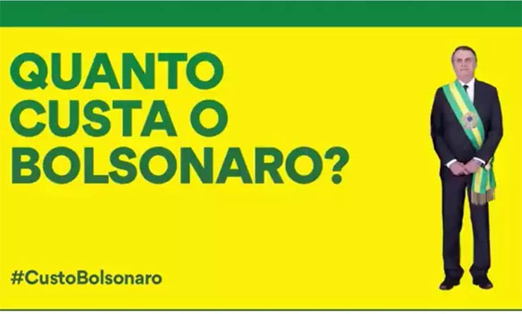 Autores do vÃ­deo 'Custo Bolsonaro' dizem nÃ£o ter vÃ­nculo com partido ou candidato