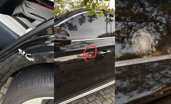 Jogadores do Flamengo sÃ£o alvo de tentativa de assalto; carro de goleiro e atingido por tiros