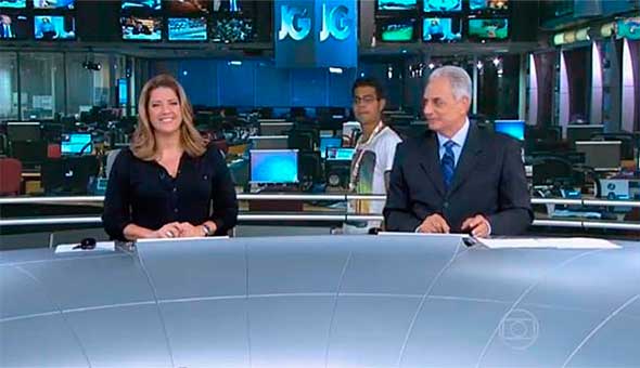 EstagiÃ¡rio invade Jornal da Globo ao vivo