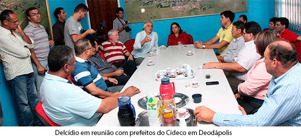 DelcÃ­dio diz que povo rejeita mentiras e baixarias e farÃ¡ campanha de propostas