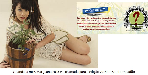 Miss marijuana ganharÃ¡ viagem ao Uruguai
