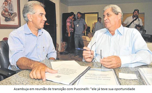 Reinaldo Azambuja sobre oferta de &quot;ajuda&quot; de Puccinelli: &quot;Ele jÃ¡ teve sua oportunidade&quot;