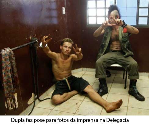 Punks atacam escritÃ³rio do deputado petista Cabo Almi e sÃ£o presos em Campo Grande