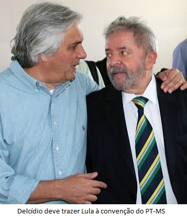 Lula com DelcÃ­dio em Campo Grande