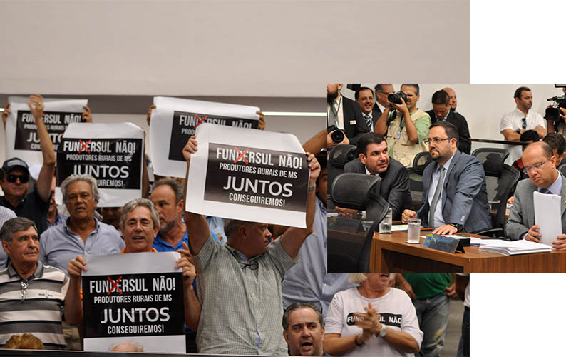 Sob protestos, deputados estaduais aprovam pacote fiscal em MS