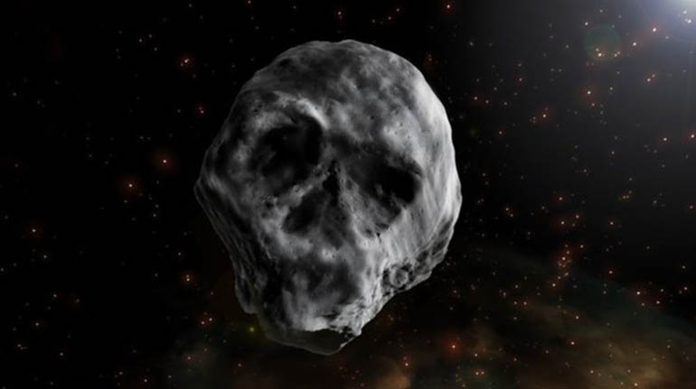 Estranho asteroide que parece uma caveira passarÃ¡ perto da Terra em 2018