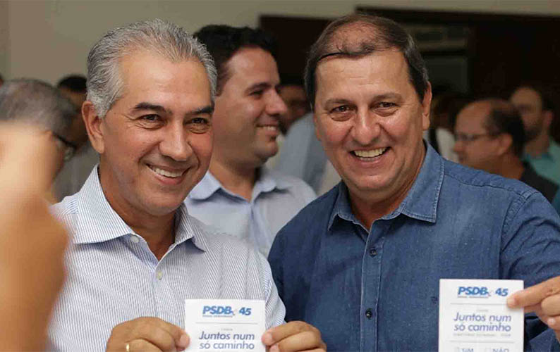Governador Azambuja assume presidÃªncia do PSDB para alavancar campanha de Riedel