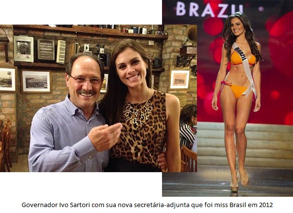 Ex-miss Brasil vira secretÃ¡ria no governo gaÃºcho e diz que sofre preconceito por ser bonita