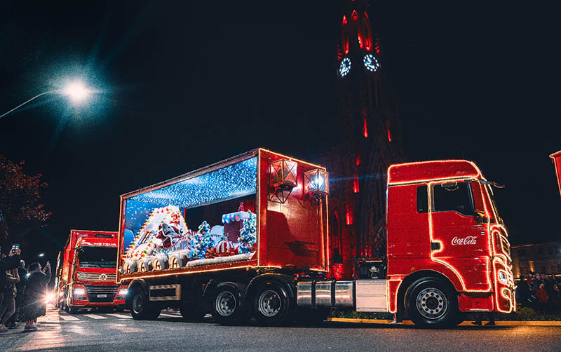 Caravana de Natal da Coca-Cola na Capital