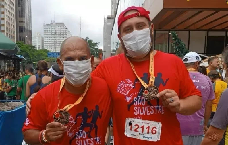 Transplantado de Campo Grande correu a SÃ£o Silvestre junto com doador de medula Ã³ssea