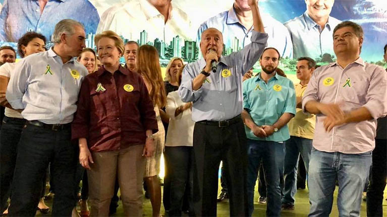 Chaves declara apoio a Azambuja e Wilton Acosta promete expulsar senador do PRB