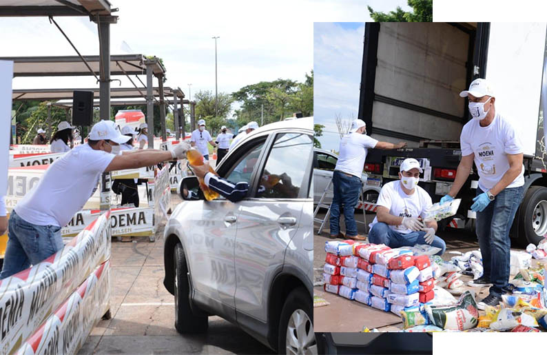 Campanha arrecada 20 mil kg de alimentos trocados por chope em Campo Grande
