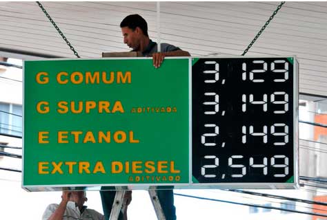 Em Campo Grande, posto aproveita alta da gasolina e diesel e aumenta valor do etanol