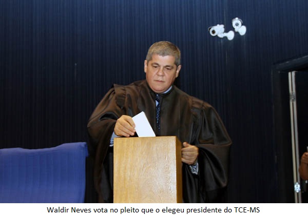 TCE-MS elege Waldir Neves presidente