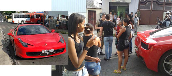 Cantor Eduardo Costa Ã© multado por estacionar Ferrari em local proibido onde viveu antes da fama
