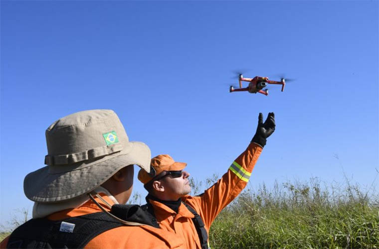 Tecnologia e parceria com a Nasa ajudam Bombeiros de MS contra incÃªndios florestais