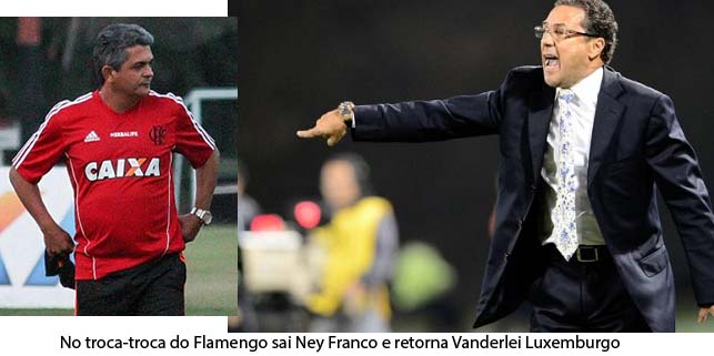 Flamengo troca Ney Franco por Luxemburgo