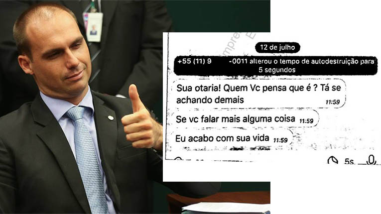 PGR investiga deputado Eduardo Bolsonaro por ameaÃ§a de morte