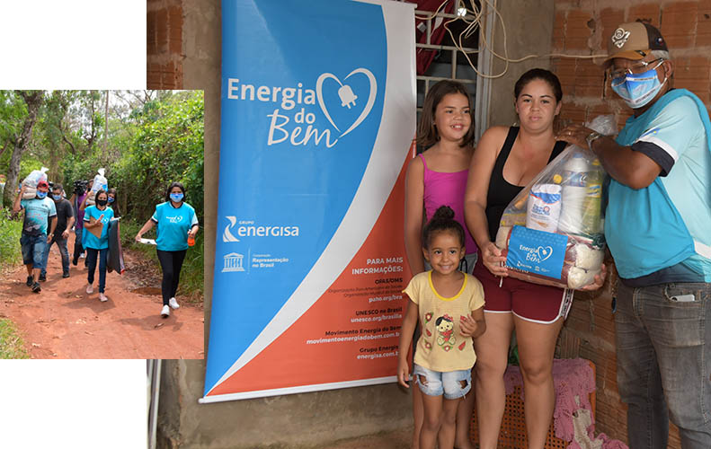 Energisa e Unesco entregam Ãºltimo lote de alimentos para famÃ­lias de Campo Grande