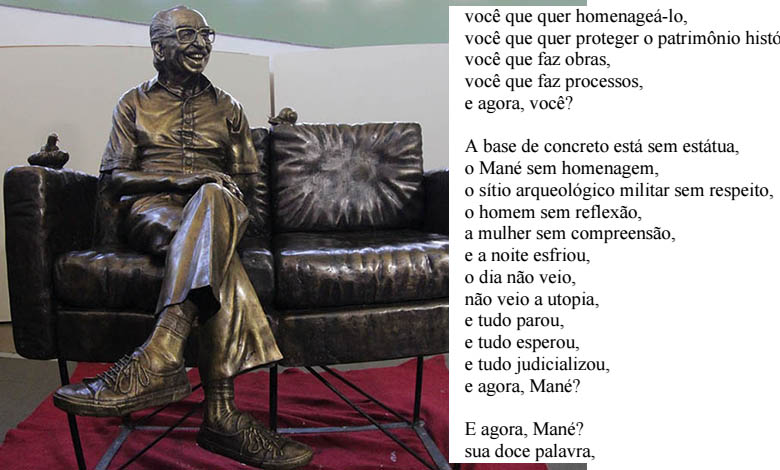 Juiz usa poesia ao decidir sobre estÃ¡tua de Manoel de Barros em Campo Grande