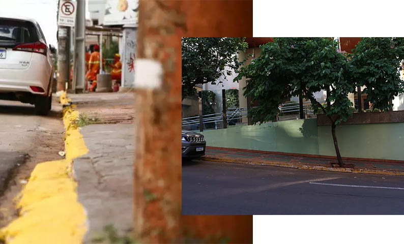 Faixas amarelas 'fake': problema antigo em Campo Grande