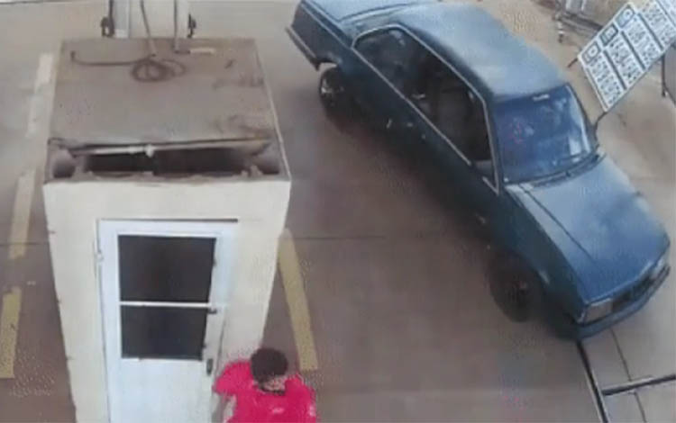 Motorista manda encher o tanque com gasolina e foge sem pagar em Campo Grande: vÃ­deo