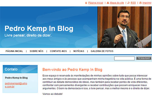 Pedro Kemp confessa: 'Copiei seu Blog!'