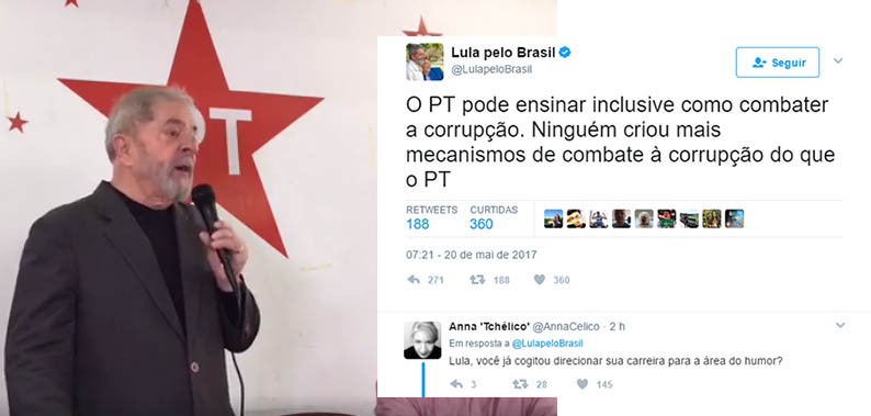 'O PT pode ensinar como combater a corrupÃ§Ã£o', afirma Lula