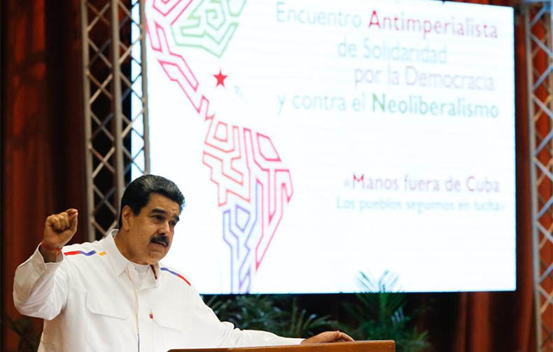 NicolÃ¡s Maduro participa de 'Encontro Anti-imperialista' em Cuba