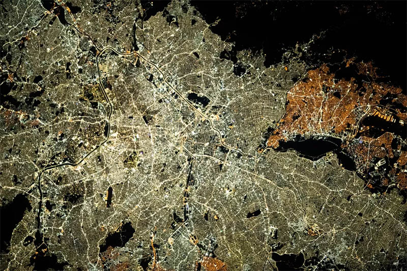 Nasa divulga fotos espaciais noturnas de SÃ£o Paulo, Curitiba e Rio de Janeiro