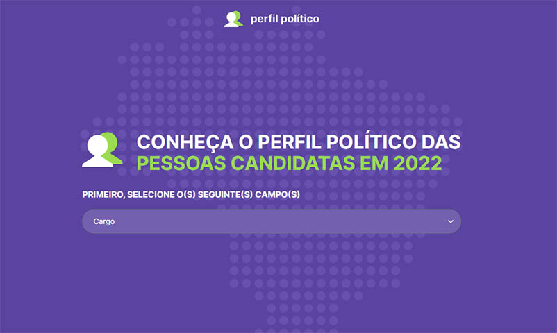Site Perfil PolÃ­tico informa eleitor sobre trajetÃ³ria polÃ­tica e financeira dos candidatos