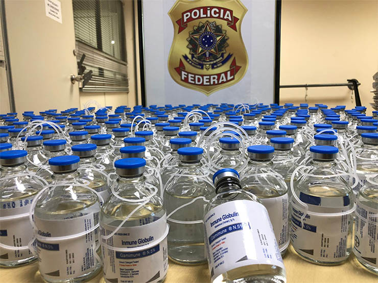 Com mais de 250 frascos de medicamento contrabandeado, homem Ã© preso pela PF