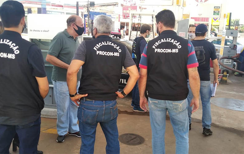 ForÃ§a-tarefa autua postos de combustÃ­veis e revendas de gÃ¡s em Mato Grosso do Sul