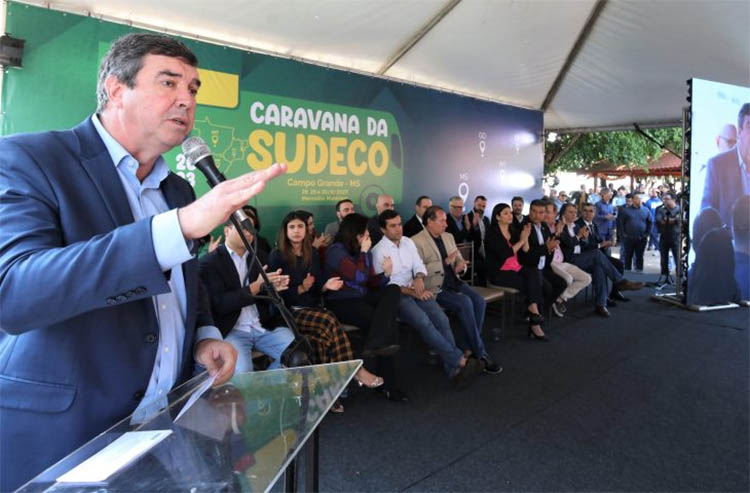 Na Caravana da Sudeco, governador destaca bom ambiente de negÃ³cios em MS